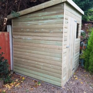 19mm Loglap Pent tanalised Shed