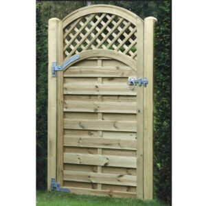 Omega Lattice Gate with Hinges