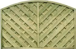 V arched Bow 1.8 wide x 1.2 high