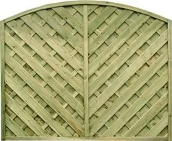 V arched Bow 1.8 wide x 1.5 high